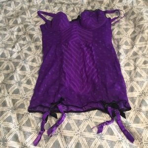 VS purple corset size 36C